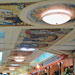 横浜駅地下街の天井画です。約1,600m²の天井画は、それぞれ通りごとにテーマがあり、イタリアの街並みを想像させてくれます。